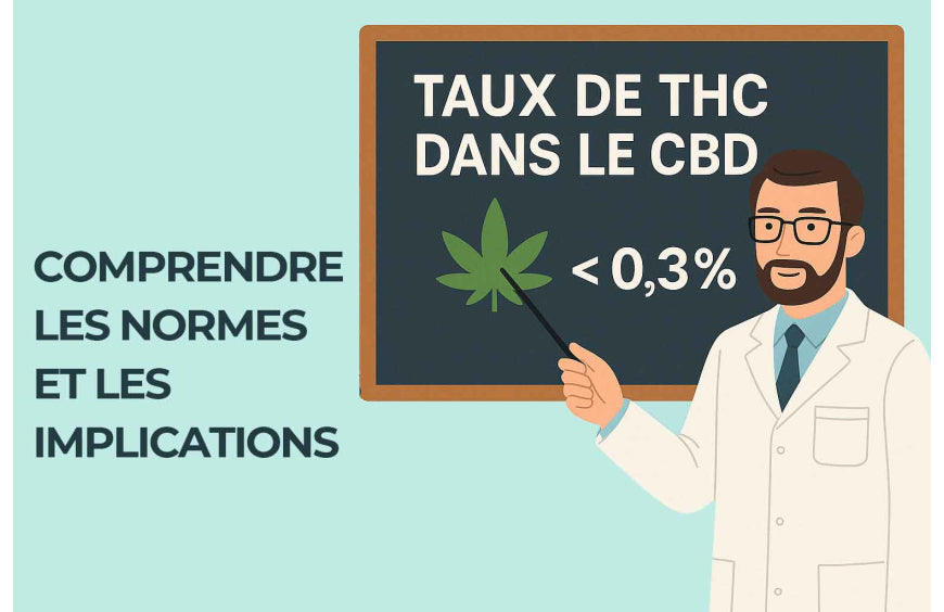 Taux de THC dans le CBD : comprendre les normes et les implications   Saveurs-cbd.fr