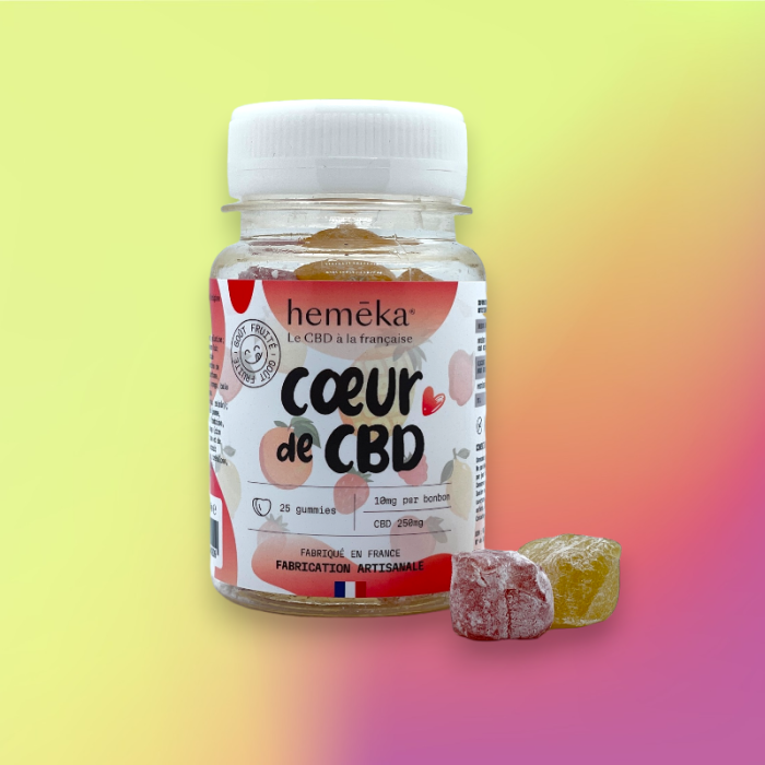 Gummies au CBD 10 mg - Coeurs de CBD