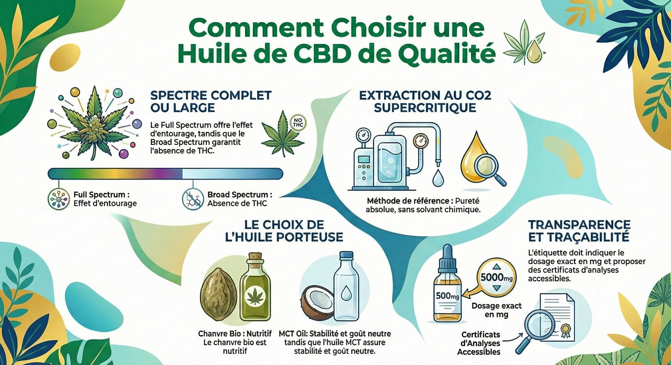 choisir une huile cbd de qualité