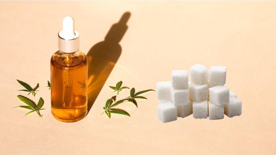 prendre de l'huile de cbd avec un sucre