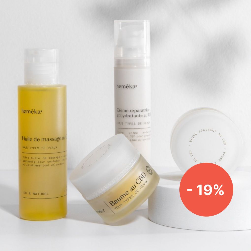 Coffret TRIO cosmétiques CBD