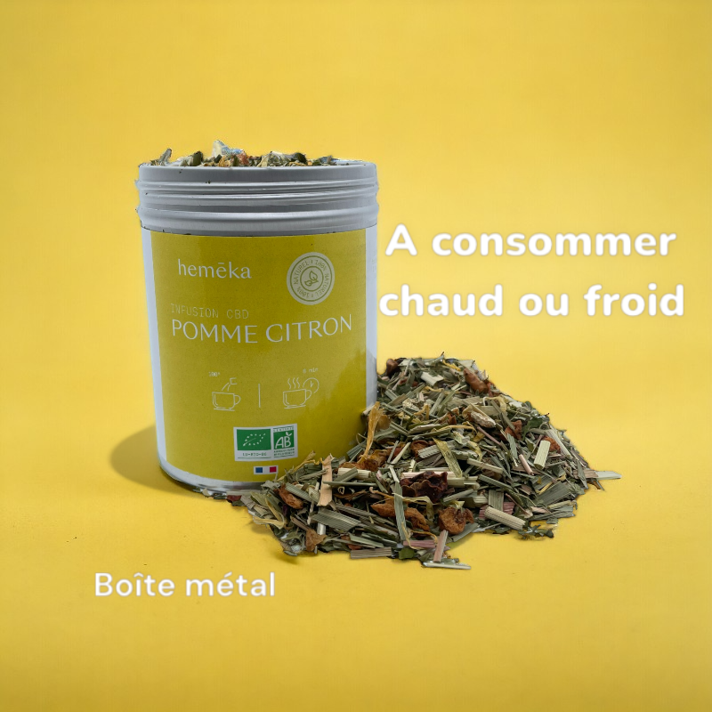 Infusion CBD Pomme citron
