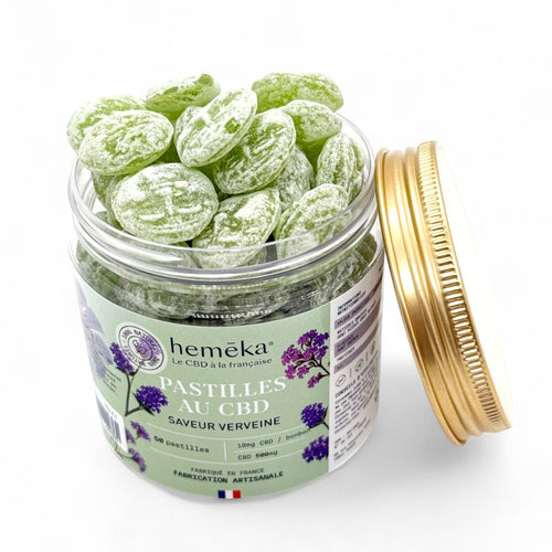 Bonbons Pastilles Verveine & CBD 10 mg